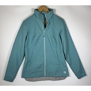 Mountain‎ Hardwear Jacket Womens Small Softshell Full Zip Fleece Lined Outdoors